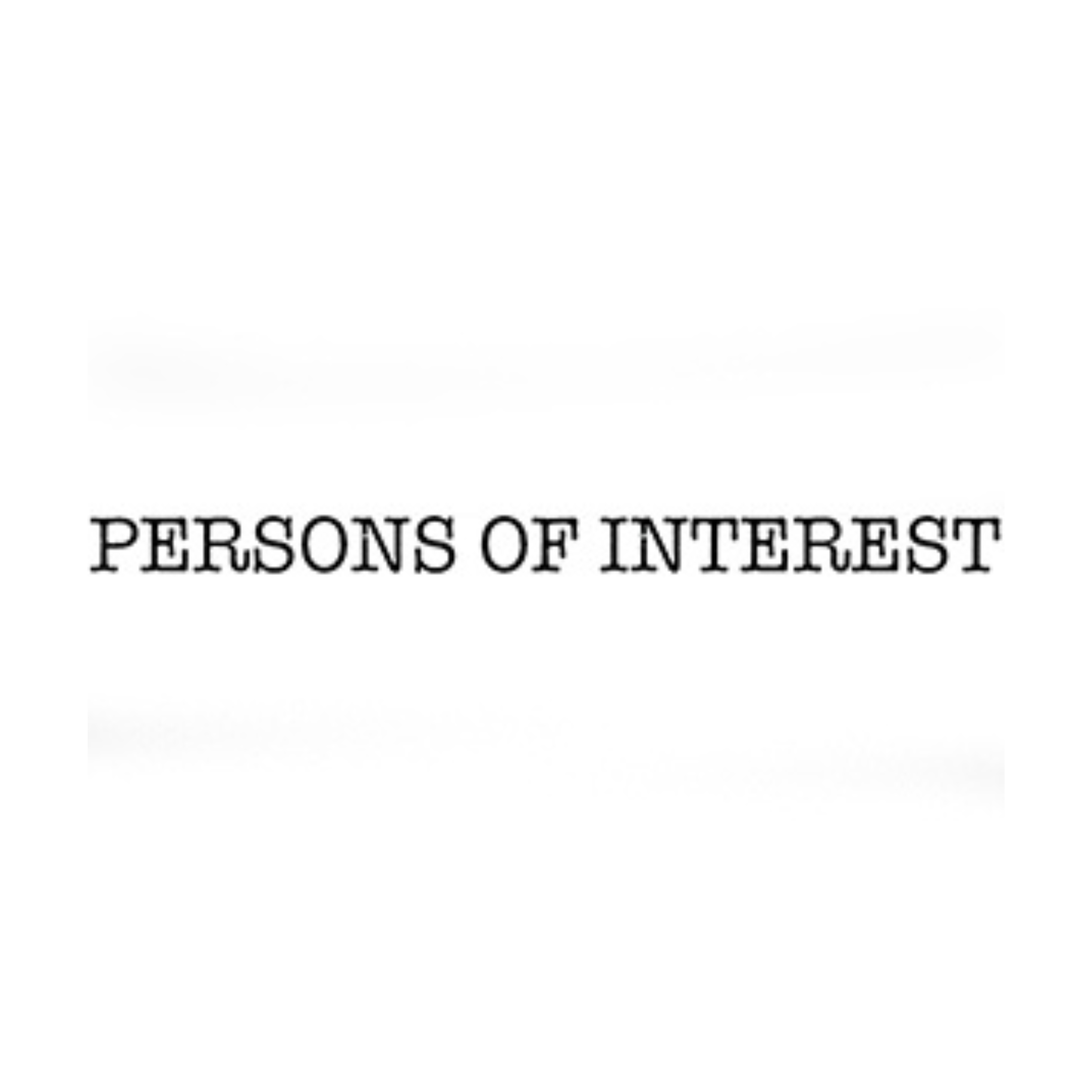 Persons of Interest
