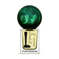 Stora Skuggan Fantôme de Maules Eau de Parfum in pale yellow with iridescent green orb cap