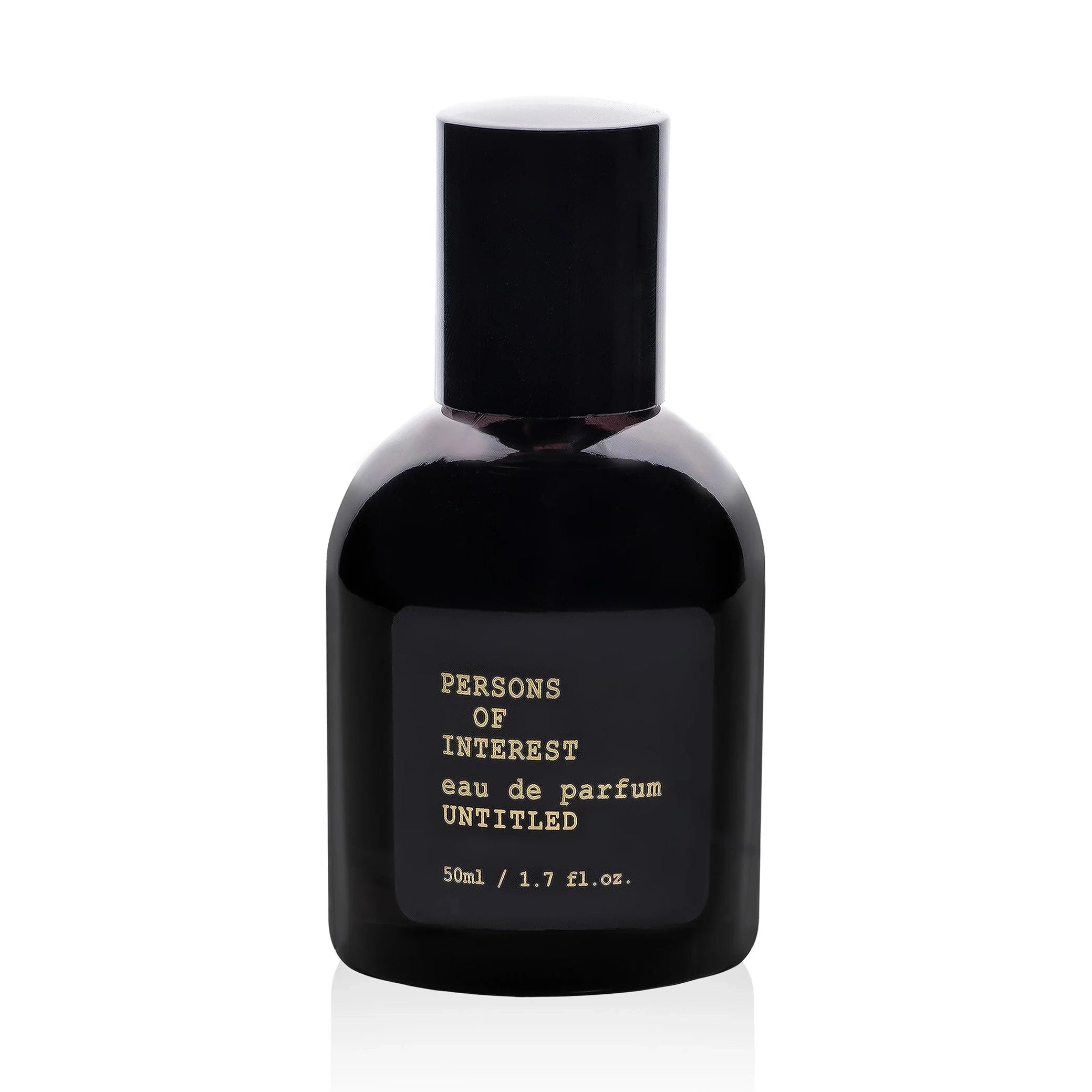 Persons of Interest Untitled Eau de Parfum 50ml black glass bottle with gold label