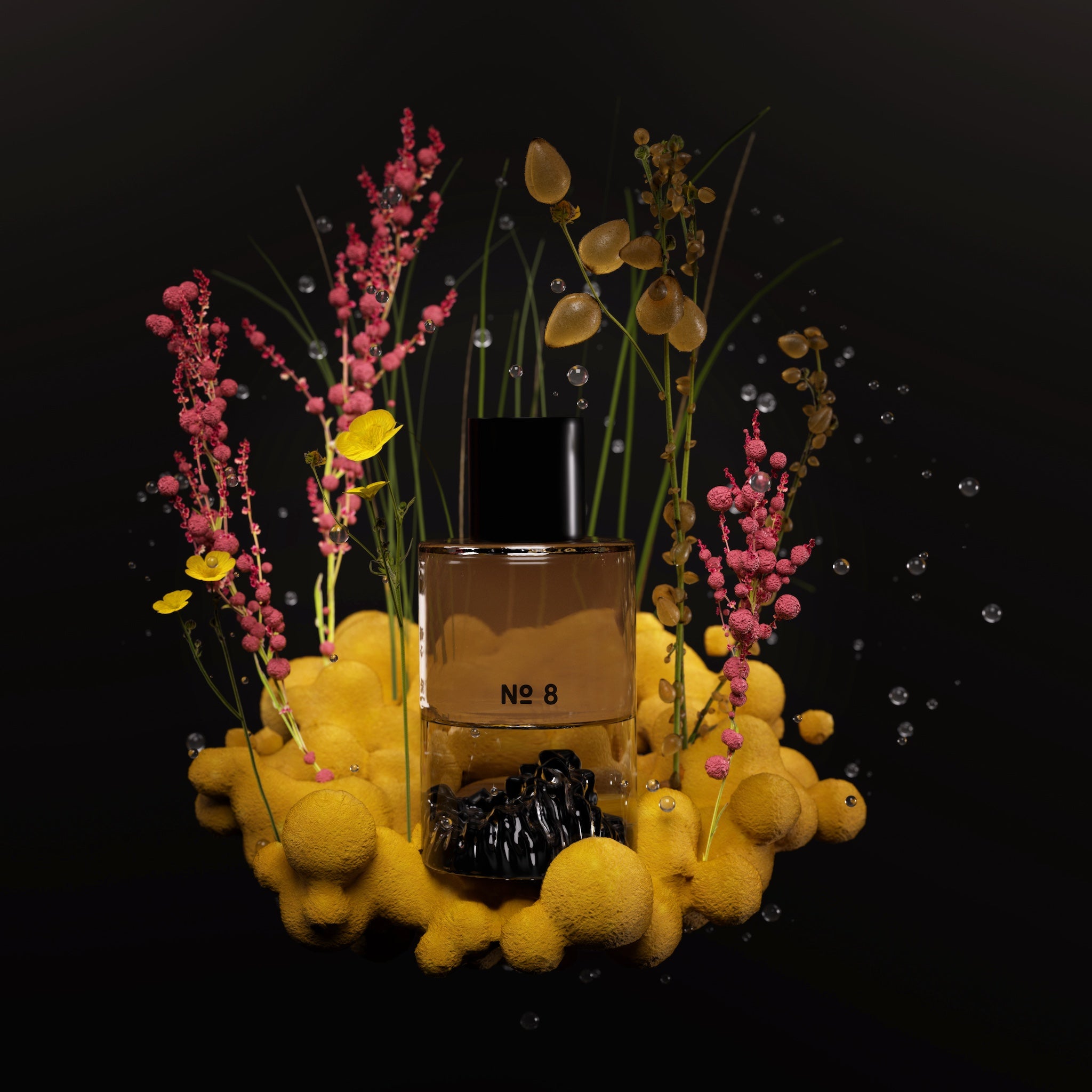 Fischersund No. 8 Eau de Parfum with rhubarb and orange cake notes on floral base