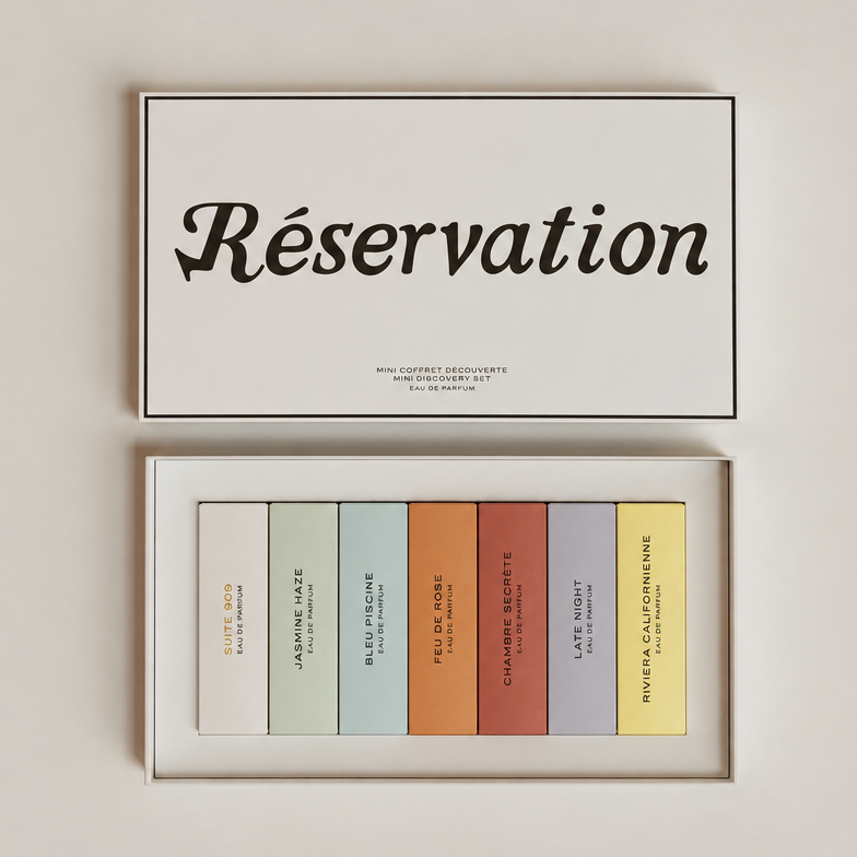 Square version of the Réservation Mini Discovery Set
